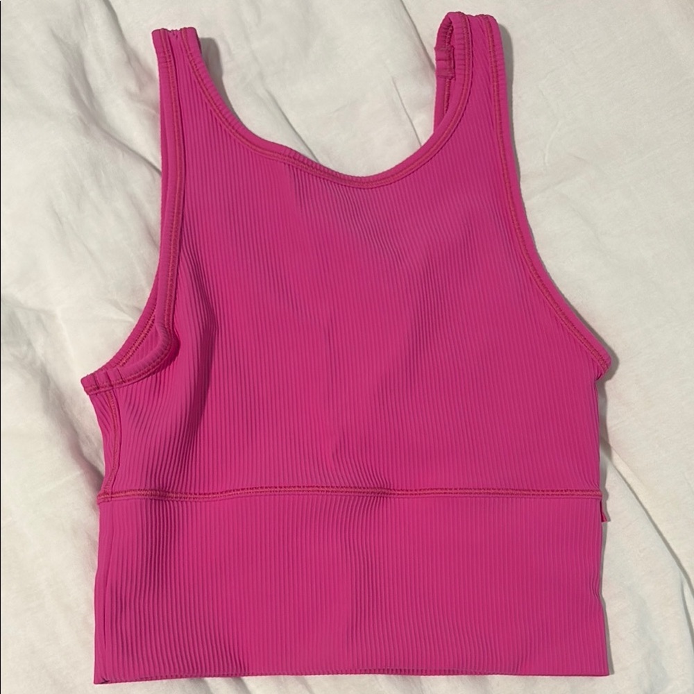 pink lululemon tank